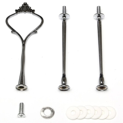 6 Sets 3 Tiered Tray Hardware Kit for Elegant Cake Stands and Crafts 2