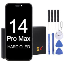 Pro iPhone 14 Pro Max tvrdá dotyková OLED LCD sestava