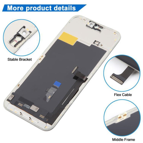 Para iPhone 15 Pro Max JK Conjunto LCD feito de material OLED rígido 2