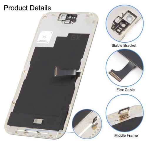Pro iPhone 15 Pro tvrdá dotyková OLED LCD sestava 2