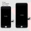 (black) Pro iPhone 8 LCD dotyková sestava 11