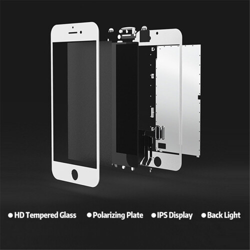 (white) Pro iPhone 8 LCD dotyková sestava