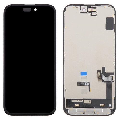 Para iPhone 15 JK conjunto LCD feito de material OLED rígido 1