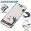 Para iPhone 15 JK conjunto LCD feito de material OLED rígido 3