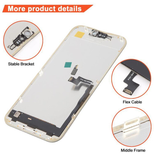 Pro iPhone 16 Pro Max tvrdá dotyková OLED LCD sestava 2