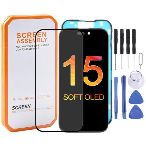 Měkký OLED displej pro iPhone 15