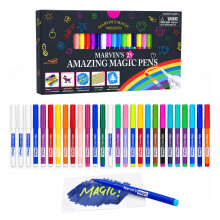 Marvin's Magic 25 Colour Changing Magic Pens for Kids, Erasable, 3D Writing