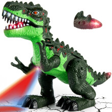 TOEY PLAY Walking T-Rex Dinosaurs Toy for Kids, Realistic Dinosaur Figure Robot, Roaring, Lights and Sounds, Educational Gifts for Boys Girls 3 4 5 6