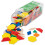 edxeducation Plastic Pattern Blocks, Set of 250, Early Geometry Skills 1