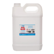 Baker Ross FN133 Washable PVA Glue - 5 Litre Pack of 1, PVA for Schools, Teaching Supplies, Multipurpose Glue for Wood, Paper Card