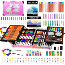 KINSPORY Art Set for Kids, 139 PCS Deluxe Painting Drawing Kit