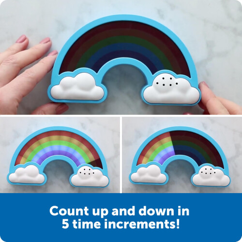 Learning Resources Learning Resources Rainbow Visual Timer for Kids, 5 Settings, Ages 3+ 1
