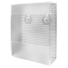 Wall-Mounted Acrylic Reptile Feeding Box - Suction Cup Insect Feeder for Terrarium, , Small Animals