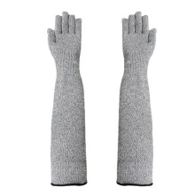 Pet Grooming Long Gloves - 40cm Flexible Finger Design for Cat Dog Trimming