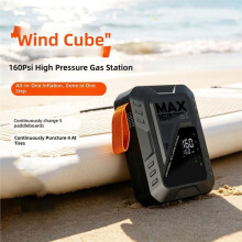 MAX160 Air Pump Portable Electric Air Bicycle Pump 160PSI Type-C LED Multitool Inflator for Car Moto 150W