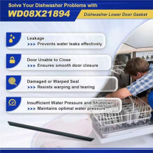 WD08X21894 Dishwasher Lower Door Gasket Seal for GE and Hotpoint Dishwasher, Replacement Part WD08X10090 4164470