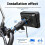 Motorcycle 5 Inch Navigation Screen Wireless Carplay Android Auto MP5 Player Waterproof  Portable Screen 2