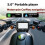 Motorcycle 5 Inch Navigation Screen Wireless Carplay Android Auto MP5 Player Waterproof  Portable Screen 4