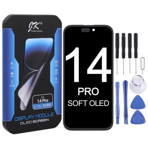 Para iPhone 14 Pro JK montagem de LCD de material OLED flexível 1