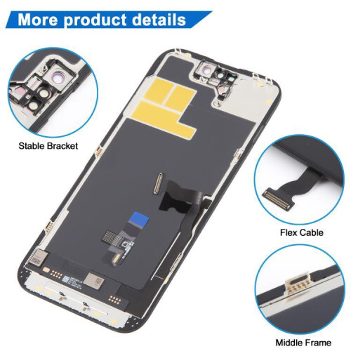 Para iPhone 14 Pro JK montagem de LCD de material OLED flexível 2