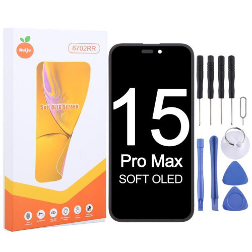 (iPhone 15 Pro Max) O conjunto flexível de toque LCD OLED é adequado para a série iPhone