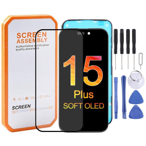 HXL Soft OLED obrazovka pro iPhone 15 Plus