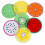 1 Set Cup Coaster Fruit Pattern High Temperature Resistance PVC Table Coffee Heat-insulated Tea Coas 1