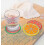1 Set Cup Coaster Fruit Pattern High Temperature Resistance PVC Table Coffee Heat-insulated Tea Coas 5