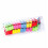 24pcs Colorful Whistle Sports Race Cheering Whistle Multi-function Whistle Referee Whistle 3