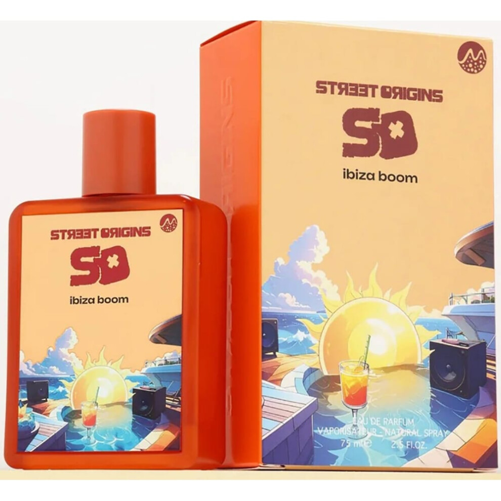 Street Origins Ibiza Boom Eau De Parfum For Men 75 Ml - Image 4