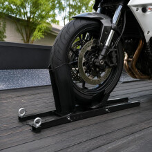 Voorwielsteun voor motor, verstelbaar 381-558,8 mm, staal, 816,5 kg, voor bandbreedte 76,2-177,8 mm