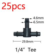 Gartenschlauch-Verbinder-Set für 3/5- und 4/7-mm-Schläuche, 20 Stück, Bewässerungssystem-Zubehör