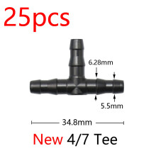Gartenschlauch-Verbinder-Set für 3/5- und 4/7-mm-Schläuche, 20 Stück, Bewässerungssystem-Zubehör