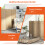 Costway 6-Panel Room Divider 5.6 FT Tall Folding Privacy Screen 6