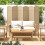 Costway 6-Panel Room Divider 5.6 FT Tall Folding Privacy Screen 8