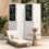 Costway 4-Panel Room Divider 2 Blackboards 2 Whiteboards 11