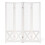 Costway 4 Panel 162 x 170cm Folding Room Divider Pegboard Display 11