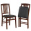Costway Folding Dining Chairs Set 2 Foldable Upholstered Kitchen Chairs 1