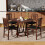 Costway Folding Dining Chairs Set 2 Foldable Upholstered Kitchen Chairs 6