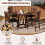 Costway Folding Dining Chairs Set 2 Foldable Upholstered Kitchen Chairs 7