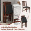 Costway Folding Dining Chairs Set 2 Foldable Upholstered Kitchen Chairs 9