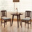 Costway Folding Dining Chairs Set 2 Foldable Upholstered Kitchen Chairs 5