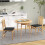 Costway Folding Dining Chairs Set 2 Foldable Upholstered Kitchen Chairs 4