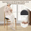 Costway Folding Dining Chairs Set 2 Foldable Upholstered Kitchen Chairs 9