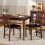 Costway Folding Dining Chairs Set 2 Foldable Upholstered Kitchen Chairs 3