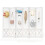 Costway 6 Panel 246 x 170 cm Folding Room Divider Pegboard Display 1