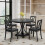 Costway Wood Dining Chair Set 2 Rubber Wood Legs 8