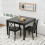 Costway Wood Dining Chair Set 2 Rubber Wood Legs 9
