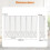 Costway 6 Panel 246 x 170 cm Folding Room Divider Pegboard Display 3