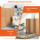 Costway 6-Panel Room Divider 5.6 FT Tall Folding Privacy Screen 6